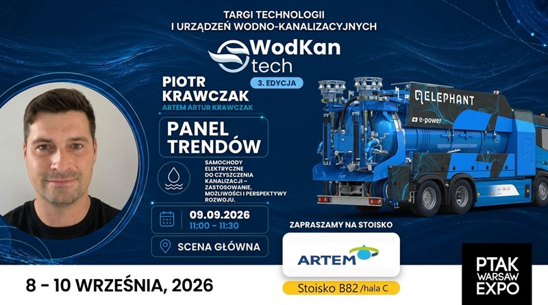 mechaniczna ręka na kółkach